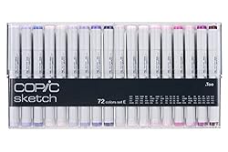 Copic Sketch, Alcohol Marker Set, 72pc Set E