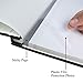 Zoview Art Magnetic Self-Stick Page Photo Album for Wedding or Family, Hand Made DIY Albums Holds 3X5, 4X6, 5X7, 6X8,8X10 Photos, A52053 (Golden)