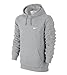 Nike Sportswear Club Fleece Pullover Hoodie, Dk Grey Heather/White Medium