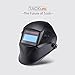 Welding Helmet, Tacklife PAH01D Solar Power Auto Darkening Welding Helmet with Adjustable Shade Range DIN 9-13/Grind DIN 4 and 4 Premium Sensors, Highest Optical Class (1/1/1/1), High Impact Polyamide