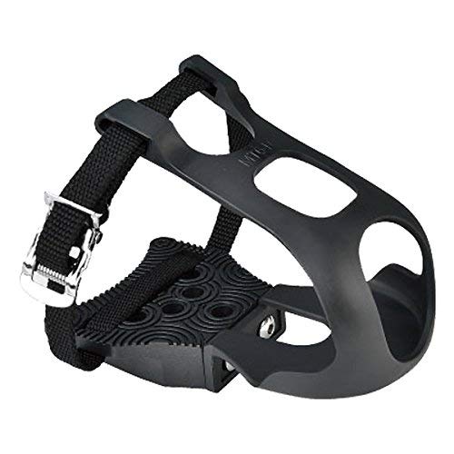 Exustar Clipless Adapter Pedal with Toe Clips & Straps Cleats Sold