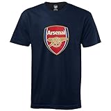 Arsenal Football Club Official Soccer Gift Mens Crest T-Shirt Red XL