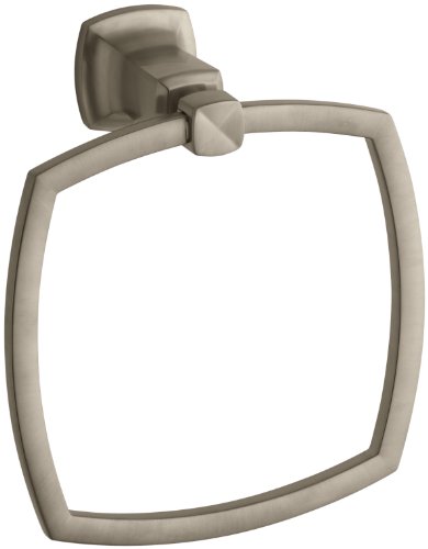 Kohler K-16254-BV Margaux Towel Ring, Vibrant Brushed Bronze