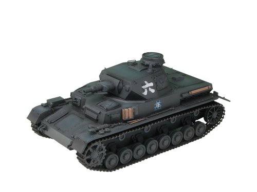 Platz Pz.Kpfw. IV Ausf. D Ankou-San Team Version from Anime TV Series of Girls und Panzer Kit, 1:35 Scale