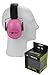 Boomstick Gun Accessories Low Profile Noise Cancelling Over The Head Folding Earmuff Noise Safety Hearing Protection Pink