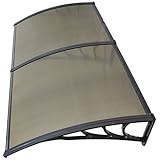 Aluminum door awnings
