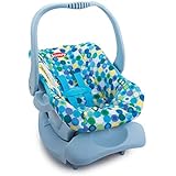 Doll Toy Car Seat - Blue Dot