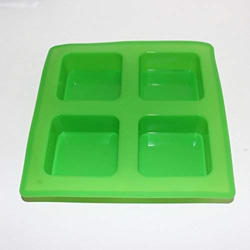 X-Haibei Geometric Basic Plain Square Lotion Soap Bar Mold Candle Making for Homemade Craft