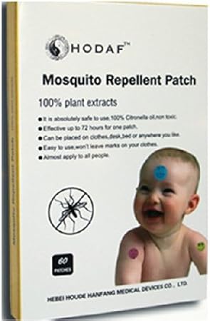 Amazon 貼るだけ虫除け 蚊よけシールパッチ 1 2ヶ月分 ６０枚入り Mosquito Repellent Patch 100 天然成分 Jonmok 虫除け 忌避用品