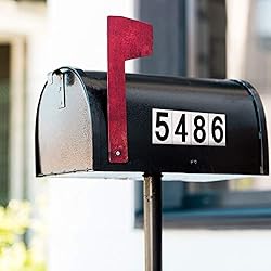 Outus 240 Pieces 10 Sheets Numbers Stickers Mailbox