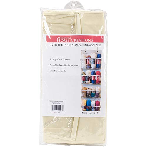 Innovative Home Creations 1200 Over The Door Storage/Organizer-White - Thumbnail 2