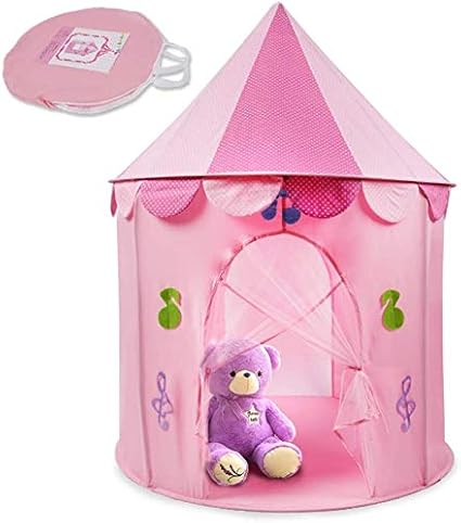 pink pop up play tent