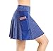 EAST HONG Women's Active Athletic Skort Lightweight Skirt with Pockets