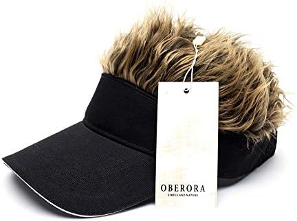 OBERORA Flair Hair Visor Sun Cap Wig 