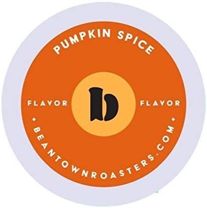 50 Count Pumpkin Spice Flavored Coffee Beantown Roasters, Single-serve Coffee for Keurig K-cup Brewers