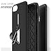 iPhone 7/8 Case, Hand Loop Strap Ring Holder Multi- Layer Hybrid Protective Case with Metal Kickstand for iPhone 7/ 8 [black]