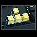 12 Keys PBT Keycaps Backlit Metallic Electroplated Set for Cherry MX Axis Mechanical Keyboard TLT Retail FPS and MOBA Gaming Switch QWER/ASDF/WASD/Direction with Key Puller(Gold)thumb 4