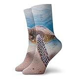 Crew Socks Small Sea Turtle Unique Womens Stocking