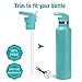 Morla Standard Size Straw Lid for Hydroflask Standard Size Water Bottle and Simple Modern Ascent Bottle.(Mint)