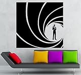 Vinyl Decal James Bond 007 Spy CIA FBI Secret Service Agent Wall Sticker VS998