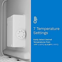 hOmelabs Upright Freezer - 3.0 Cubic Feet Compact