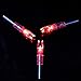 aokur 3PCS 6.2mm Automatic Led Lighted Nock Crossbow Arrow Nock for Hunting Shooting (Red)