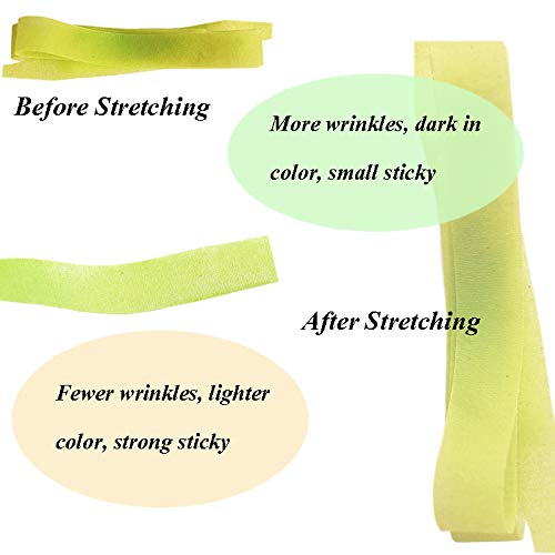 Leline's Floral Tapes, 3 Rolls Flower Wrap for Bouquet Stem, Green Florist Tapes for Flowers Making Project, 1/2 inch X 30 Yards/Roll