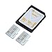 Amplim 2 Pack 16GB Micro SDHC U3 Card Plus SD Adapter Extreme Pro Class 10 UHS-I MicroSDHC 95MB/s Read 50MB/s Write. Ultra High Speed HD UHD 4K Video. Internal/External MicroSD Flash Memory Storage