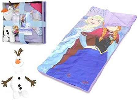 Disney Frozen Sleeping Bag with Olaf Figural Pillow