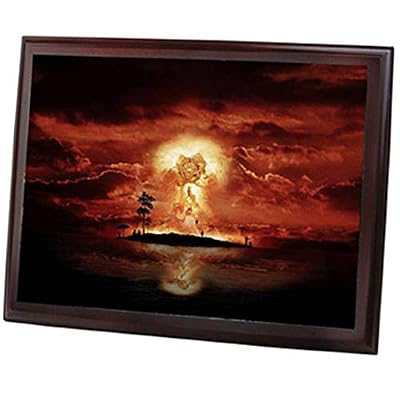 Wooden brown back board Photo Frame 8x6 inches 15x20cm