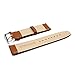 MOTONG 22mm Replacement Genuine Leather Watch Band For Motorola Moto 360 Watch 2nd Gen,Men's 46mm