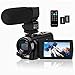 Video Camera Camcorder Digital YouTube Vlogging Camera Recorder FHD 1080P 24.0MP 3.0 Inch 270 Degree Rotation Screen 16X Digital Zoom Camcorder with Microphone,Remote Control and 2 Batteries.