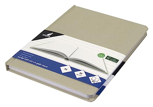 Taccuino in formato A5, 96 fogli, 70 g/mq, a righe