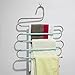 Myfolrena Pants Hangers, Updated S Shaped Hanger Non Slip Clothes Hanger Space Saving for Jeans Trousers Slacks Leggings (Teal-6 Pack)
