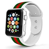 Replacement for Apple Watch Band 42mm Series 3 Silicone Women Applicable Sports Edition All Model