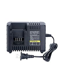 Swidan - Cargador de batería de iones de litio de repuesto para Black Decker 20V LBXR20 LBXR2020 LB2X4020 LST220 y Porter-cable 20V PCC685L PCC680L PCC681L