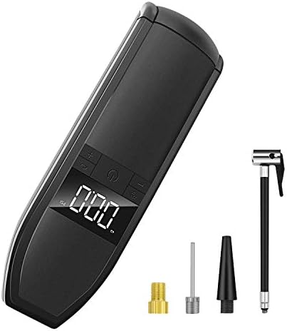 電動エアーポンプ 電動エアコンプレッサー 自転車空気入れ 自動車タイヤ空気入れ 6000mah大容量バッテリー 最安値挑戦 Usb充電式 小型 コンプレッサー ボールポンプ 携帯便利 自動停止 日本語取扱説明書付き 一年保証 プリセット空気圧あり 空気圧調整可能 Eneru Lcd