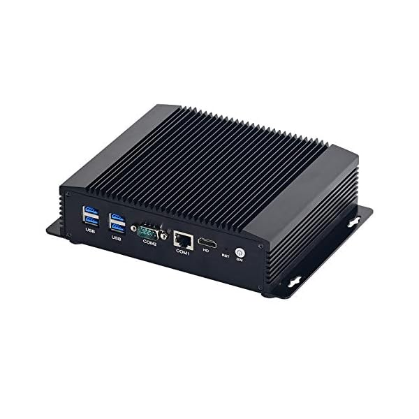 HUNSN-FirewallMikrotikVPNNetwork-Security-Micro-ApplianceRouter-PCIntel-Celeron-2955UBlackRM02HDMICOMRJ45-RS2324USB306-Intel-I211AT-Gigabit-NicsFanless8G-RAM64G-SSD HUNSN Firewall,Mikrotik,VPN,Network Security Micro Appliance,Router PC,Intel Celeron 2955U,(Black),RM02,HDMI/COM/RJ45…