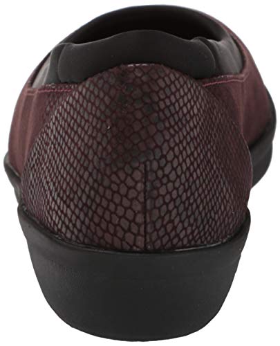 clarks ayla low burgundy