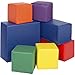 Best Choice Products 7-Piece Kids Soft Foam Block Play Set, Large Stacking Cubes for Sensory Development and Motor Skills - Multicolor