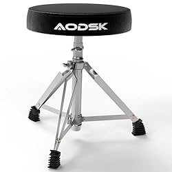 AODSK Drum Throne, Padded Foldable Seat Chair for