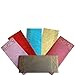 Lightahead Gift Envelope Card Money Holder Fancy Packet for Wedding Anniversary Christmas and Other Festive Occasions Set of 5 Assorted Colors & Design (Set of 5)