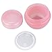 Beauticom 6 Pieces 50G/50ML Pink Frosted Container Jars with Inner Liner for Scrubs, Oils, Salves, Creams, Lotions - BPA Free