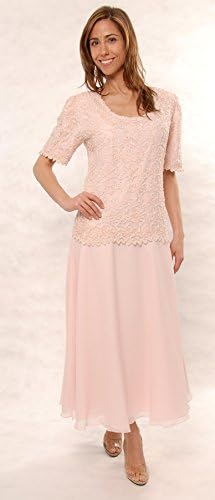 The Evening Store Great Tea Length Dress in Pink (Medium)