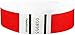 Goldistock Event Wristbands Original Series Neon Red 100 Count | ¾” Arm Bands | Paper-Like Party Armbands | Wrist Bands