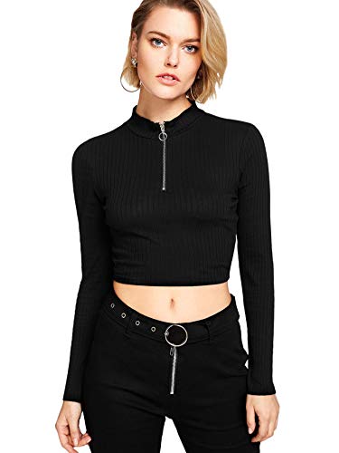 Fashion Shein Rib Knit Crop Top SheIn Womens Rib Knit Crop Top