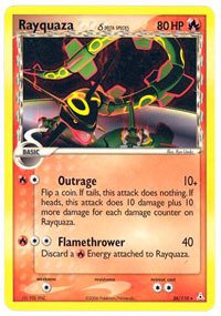Pokemon - Rayquaza (26) - EX Holon Phantoms - Reverse Holo
