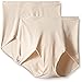 Flexees Women's Maidenform Sleek Smoother Brief, Paris Nude/Paris Nude, Large (Pack of 2)