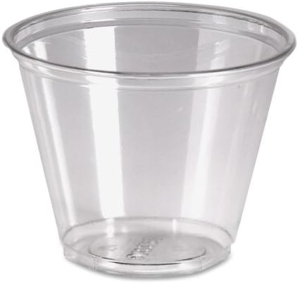 Wholesale CASE of 20 - Dixie Foods Crystal Clear Plastic Cups-Cold Drink Cups, 9 oz., 50/PK, Clear Plastic
