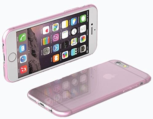 iPhone 6 / 6S Skin, Ultra Thin TPU Cover for the iPhone 6 (4.7), Flexible Light, Slim Minimal Lightweight (Pink)